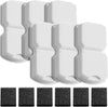 Replacement Cat Water Fountain Filter,6Pack Replacement Filters of 6 Filters + 6 Sponges for  74Oz Automatic Pet Fountain Cat Water Dispenser