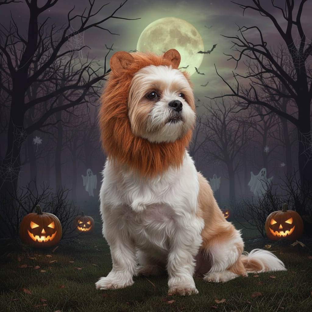 lion wig for dogs