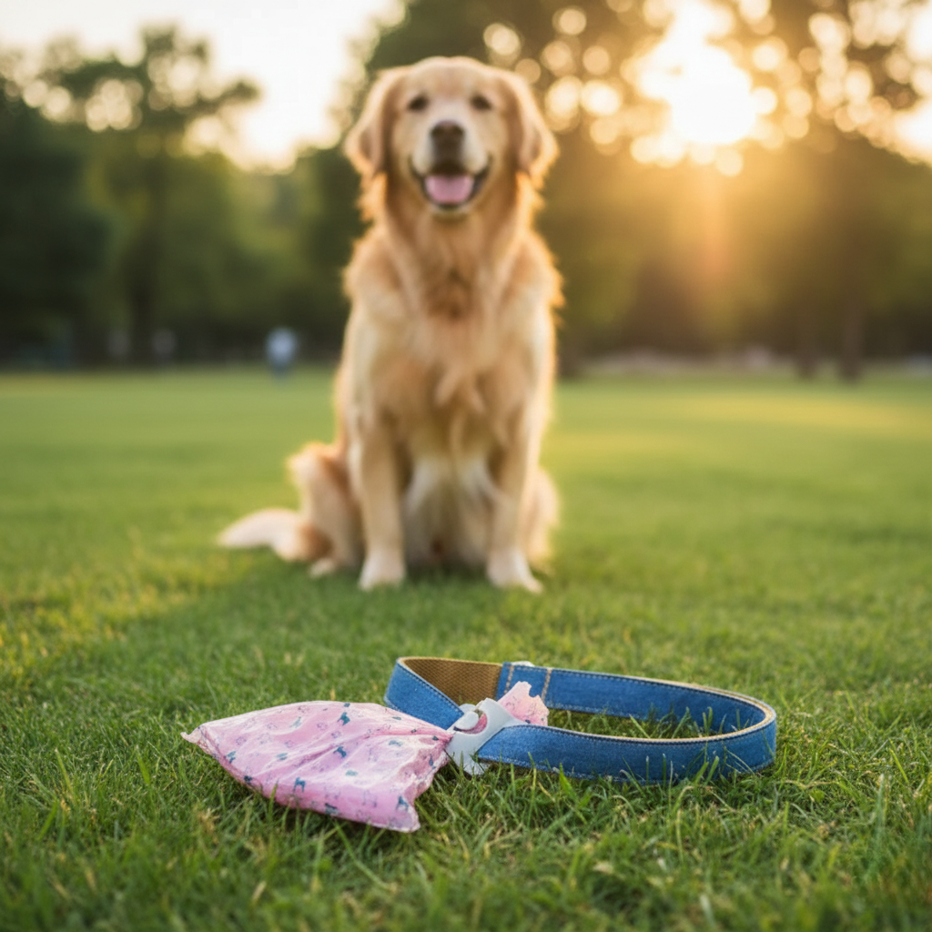 Hands-Free Poop Bag Carrier
