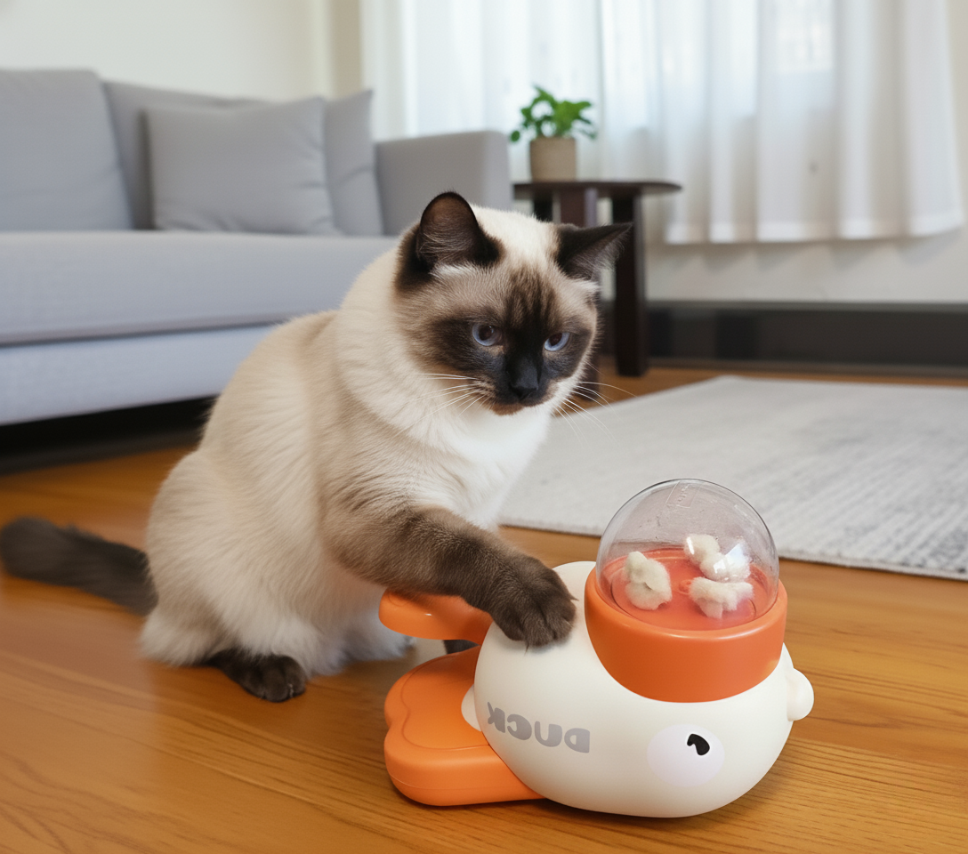 Ducky Puzzle Pet Feeder
