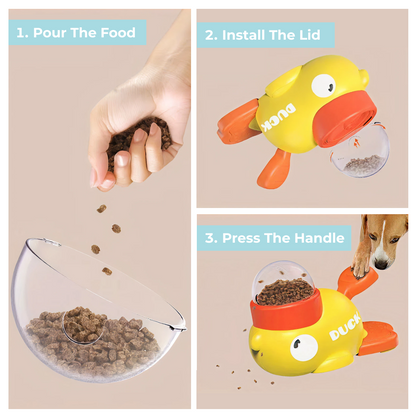 Ducky Puzzle Pet Feeder