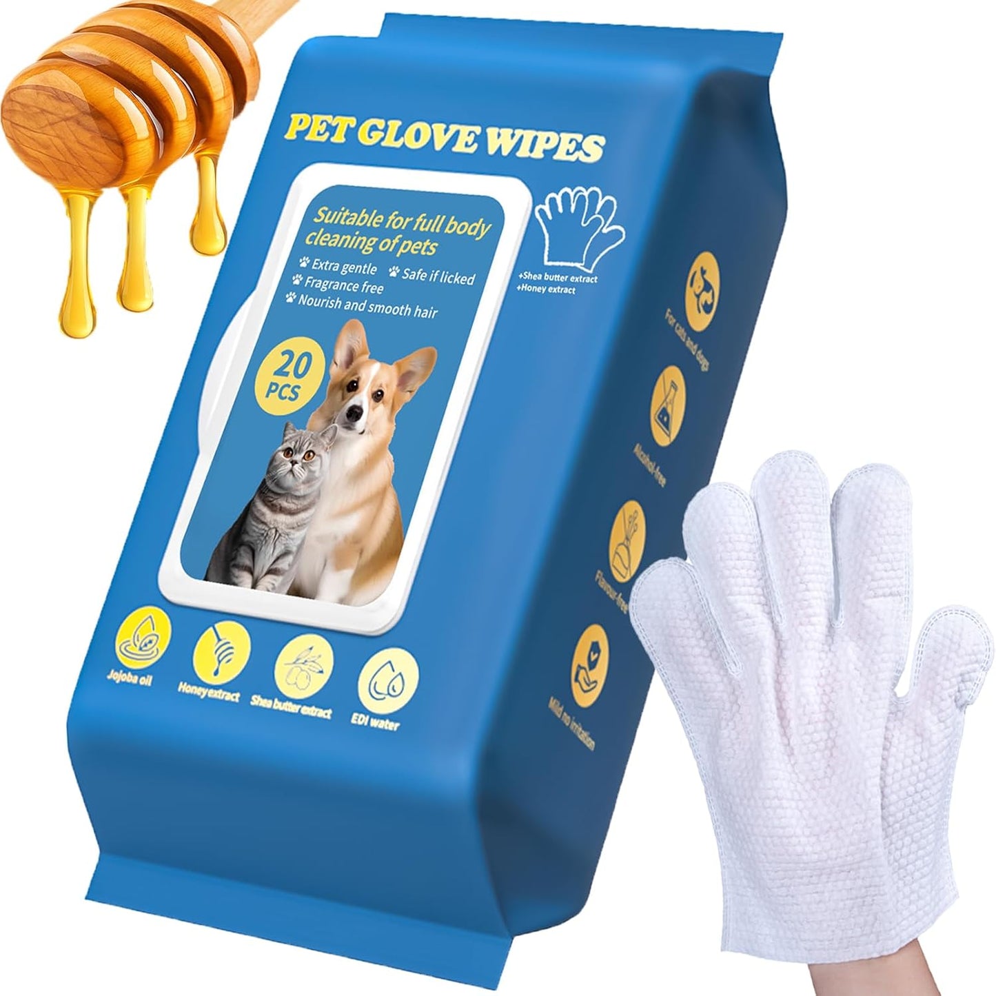 Pet Glove Wipes