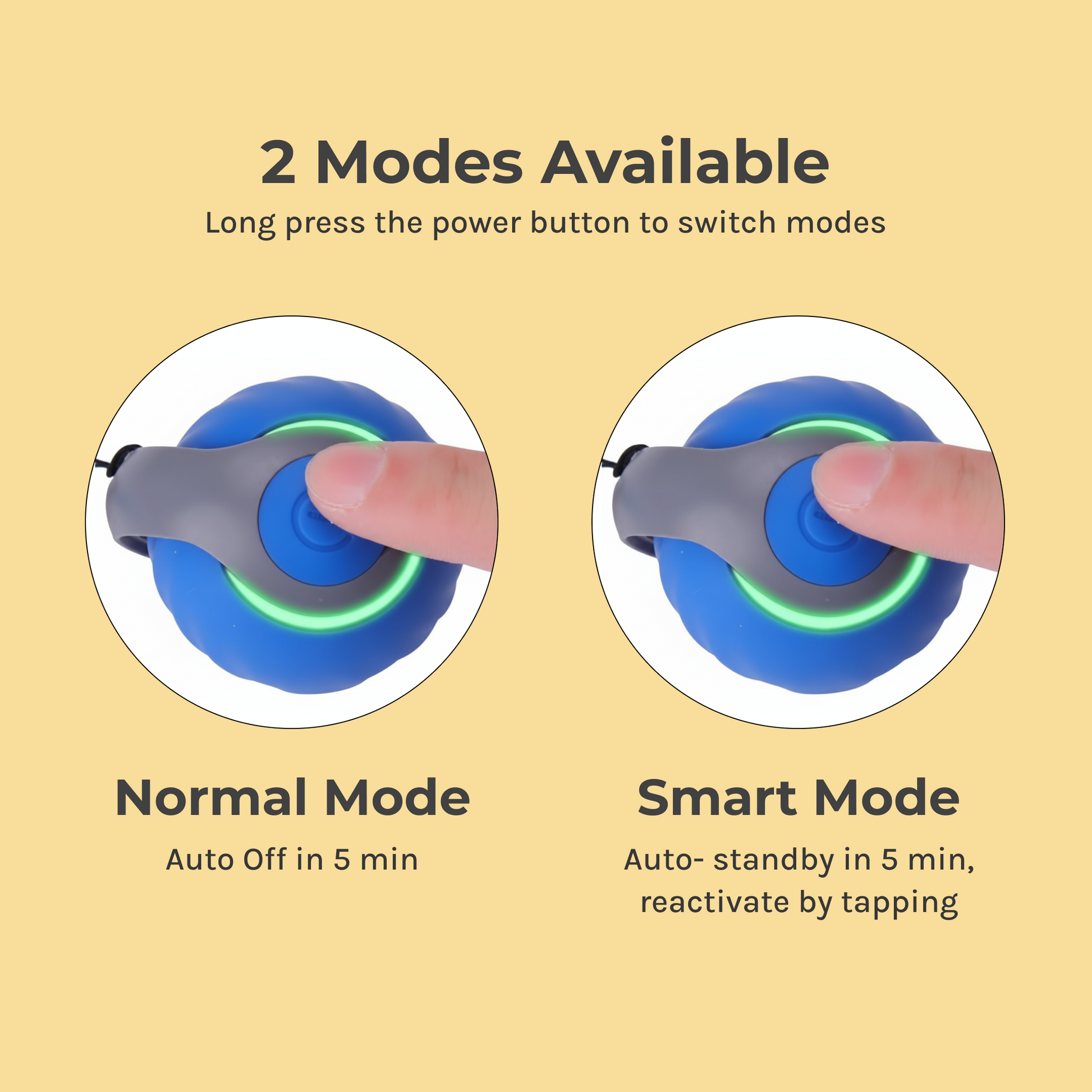 Pounce-Bot Cat Toy Ball Modes