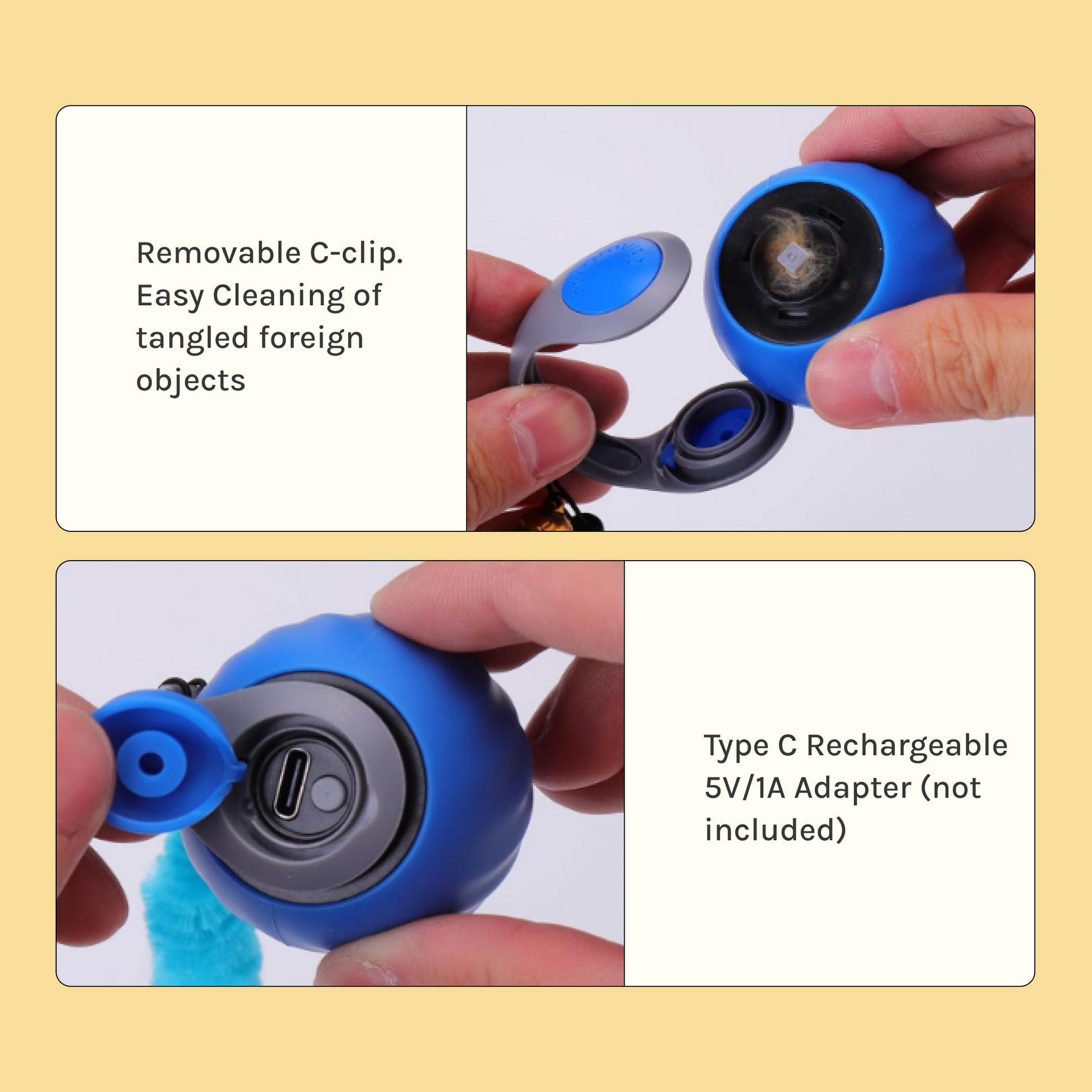 Rechargeable Cat Toy Balls