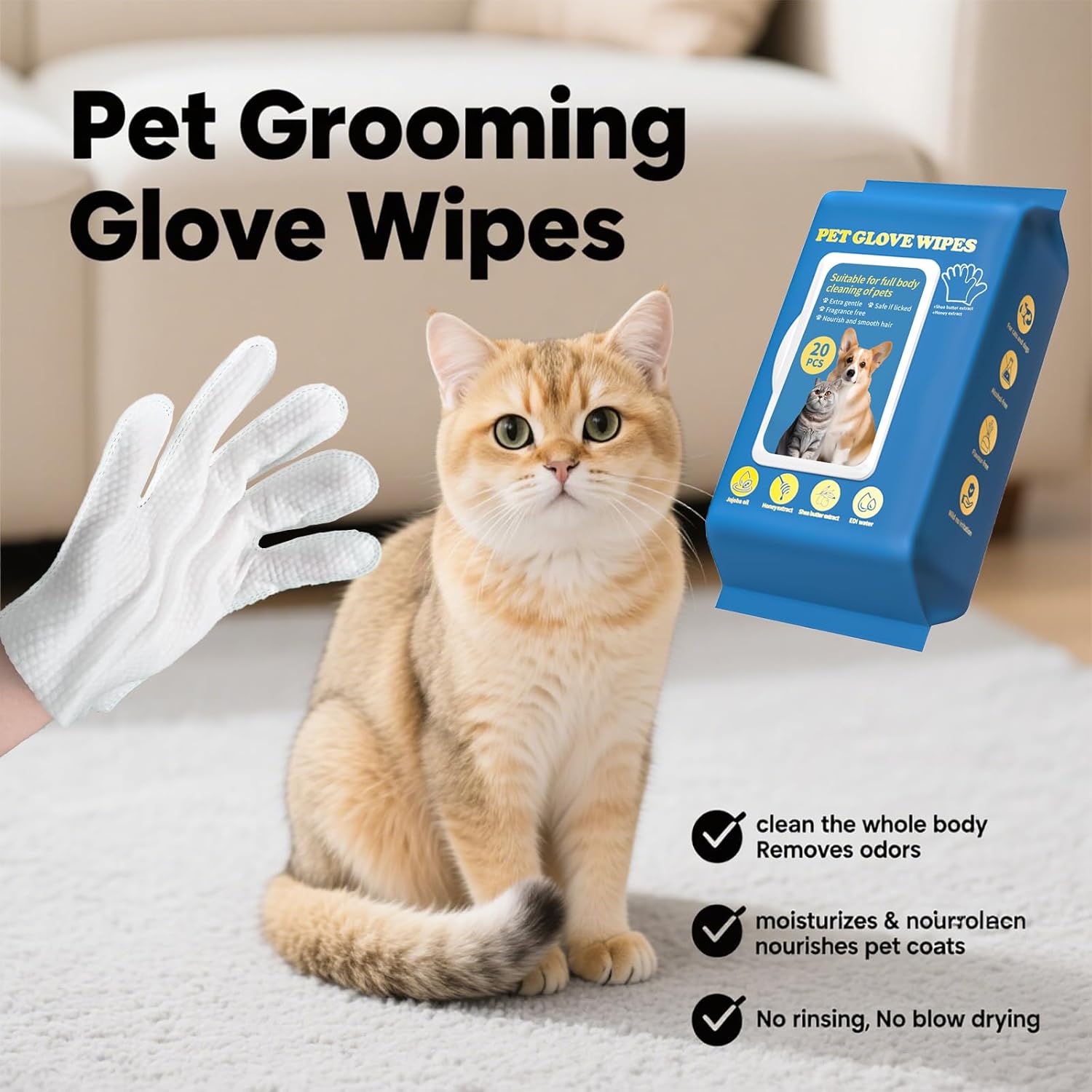 cat glove wipes