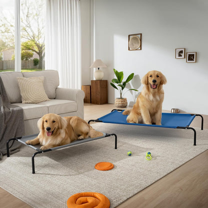 extra large elevated dog bed